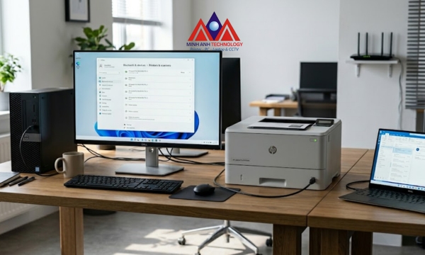 Chia sẻ máy in HP qua mạng LAN từ máy tính chủ cho nhiều máy tính trong văn phòng